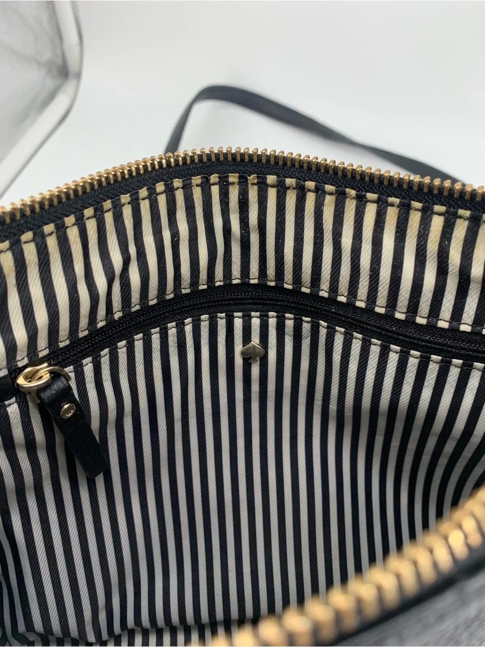 *low start* Kate Spade Polly Medium Crossbody Black Pebbled Learher